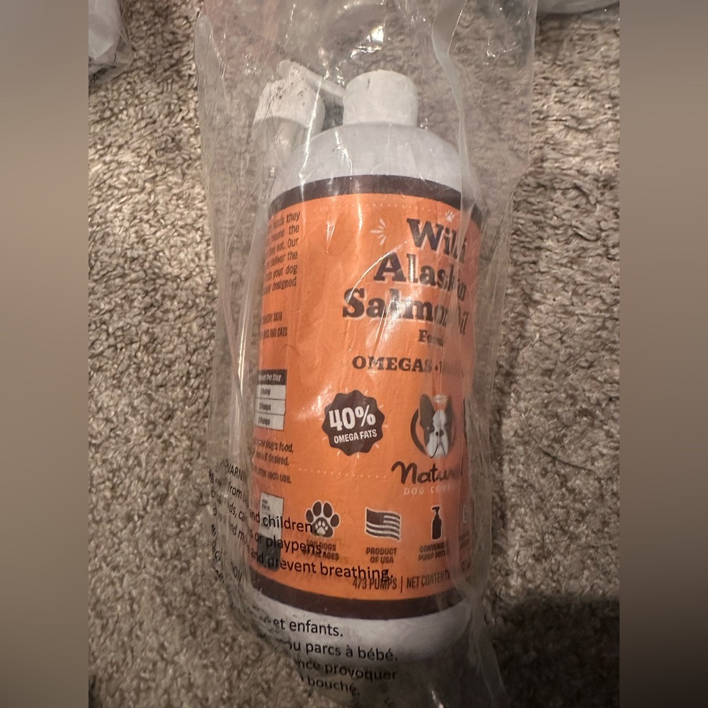 Wild Alaskan Salmon Oil for Pets 32oz EX 08/27